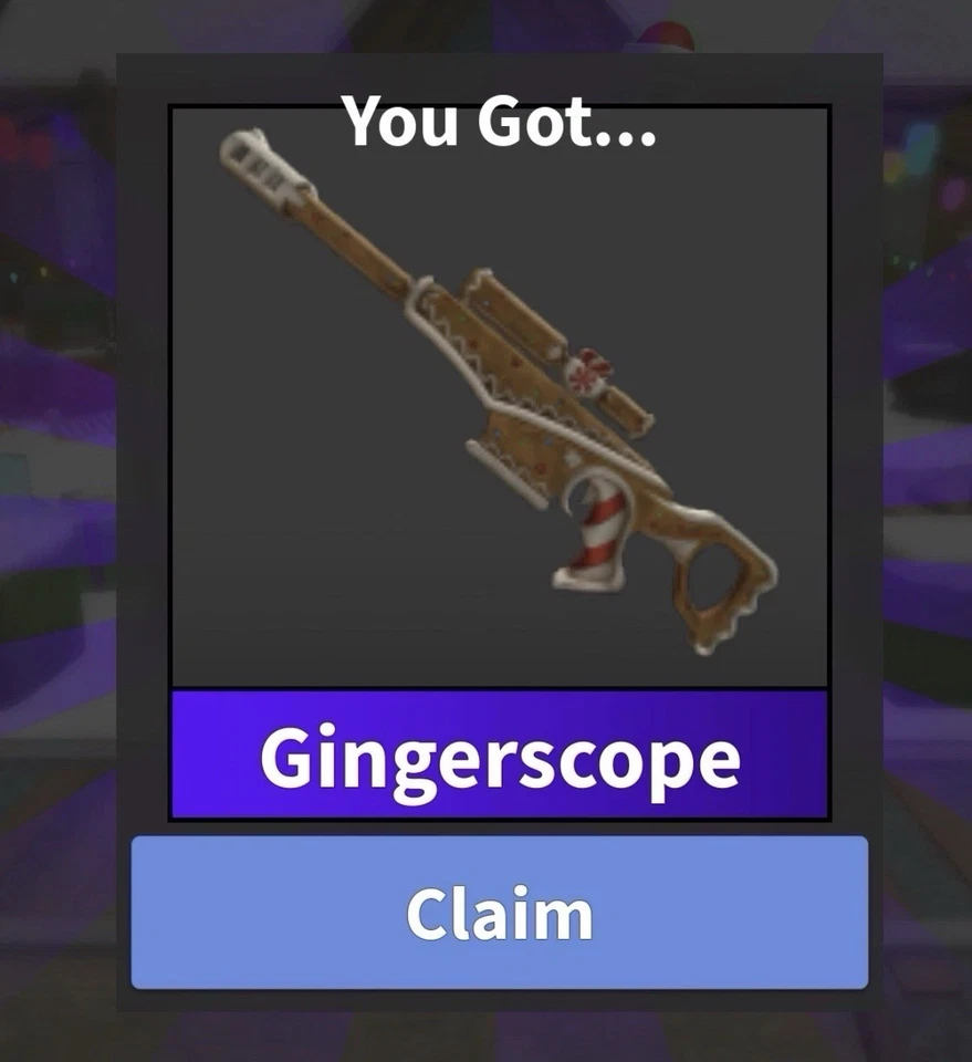 Gingerscope MM2 Roblox Murder Mystery 2 Ancient Gun Accessory