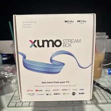 Xumo Stream Box 4K UHD Streaming Device (Version 1.1, SCXI11BEI) Brand New