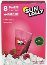 Sun Lolly Wassereis Himbeere mit Fruchtsaft 8 x 60ml