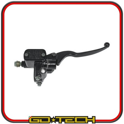 BREMSPUMPE VORNE MOTORRAD SCOOTER ENDURO CROSS MOTARD UNIVERSAL schwarz RECHTS