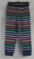Charter Club Kids Boys Girls Jogger Pajama Pants, Blue Multi Stripe, 6-7