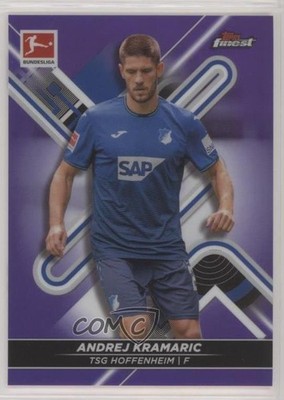 2021-22 Topps Finest Bundesliga Purple Refractor 15/250 Andrej Kramaric #82 0g27