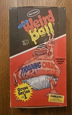 Vintage 1986 Mel Appel Weird Ball Gross Series 1 Trading Card 48 Packs Wax Box