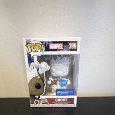Funko Marvel Groot Pop! Vinyl Figure #399 DIY Walmart Exclusive Christmas
