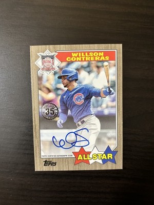 Willson Contreras 2022 Topps 1987 All Star Autograph Red /25 #87ASA-WC Auto SSP