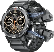 Smart Watch with Earbuds for Men, Bluetooth Calling can Answer and Make Calls