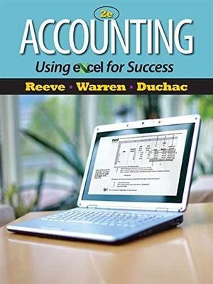 Accounting Using Excel for - Hardcover, by Reeve James Warren - Acceptable n