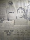 JULY 13, 1909 NEWSPAPER PAGE #2643- WRIGHT BROS AEROPLANE SPEEDS 40 MPH- 2 PAGES — photo 2
