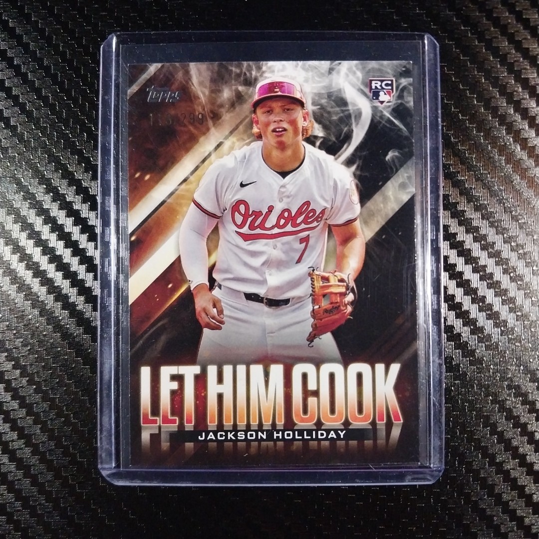 2024 Topps Update Series - Let Him Cook Jackson Holliday #LHC-25 Black /299 (RC)