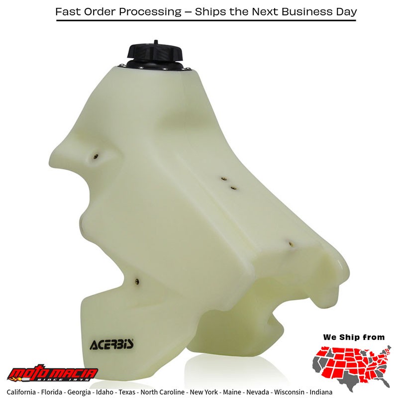 ACERBIS FUEL TANK 3.4 GAL NATURAL Yamaha YZ250F 2003-2005 YZ450F