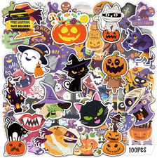 Halloween Stickers 100 PCS Halloween Party Favors - Halloween Games Toys Gifts