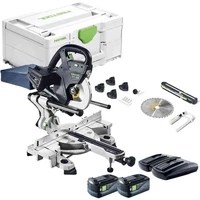 TieDex UK Festool KAPEX KSC 60 EB-Basic 36V 216mm Sliding Compound Mitre Saw -