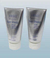 OBAGI MEDICAL MATTE SUN SHIELD SPF 50 SUNSCREEN LOTION 1 OZ NWOB LOT OF 2