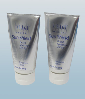 OBAGI MEDICAL MATTE SUN SHIELD SPF 50 SUNSCREEN LOTION 1 OZ LOT OF 2