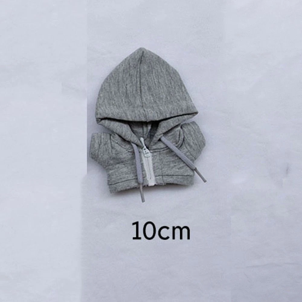 VETEMENTS Felpe con cappuccio fatte a mano giocattoli per bambini per bambole in cotone da 10 cm per bambole in cotone da 10 cm