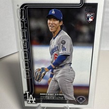 Topps Update Series 2025 Hyeseong Kim US312 Los Angeles Dodgers Rookie Debut