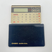Casio DC-700 Calculator Data Cal Phone Bank With Pouch Works Great Japan