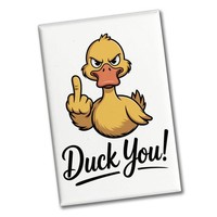 Mittelfinger Ente Duck You Souvenir Souvenir Magnet
