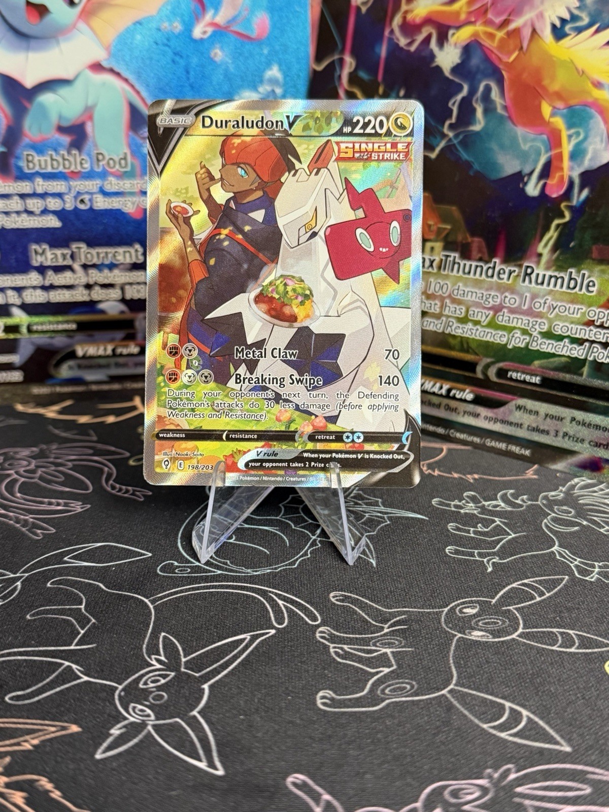 Duraludon V (Alternate Full Art) 198/203 SWSH07: Evolving Skies Holo