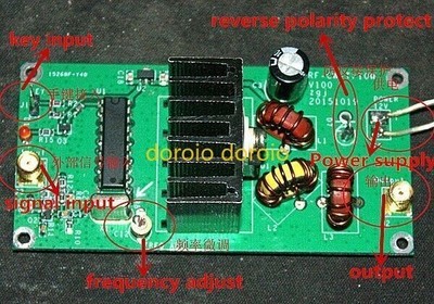Assembled QRP 10W Radio HF SW CW telegraph Transmitter Kits HF power amplifer
