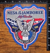 NESA at the Jamboree 2017 Chenille Eagle Scout Life Member Jacket Patch BSA