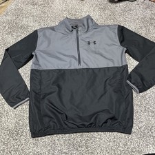 Under Armour Boy  s Youth XL Quarter Zip Jacket Coat Pullover Windbreaker