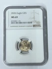 2026 Eagle G$5 1/10th Oz Gold Coin NGC MS69