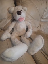 White Bear Ventriloquist Puppet 22 Inches Tall. Rare Vintage