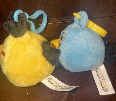 angry birds plush backpack clip Blue And Chuck 1st Gen Rare 