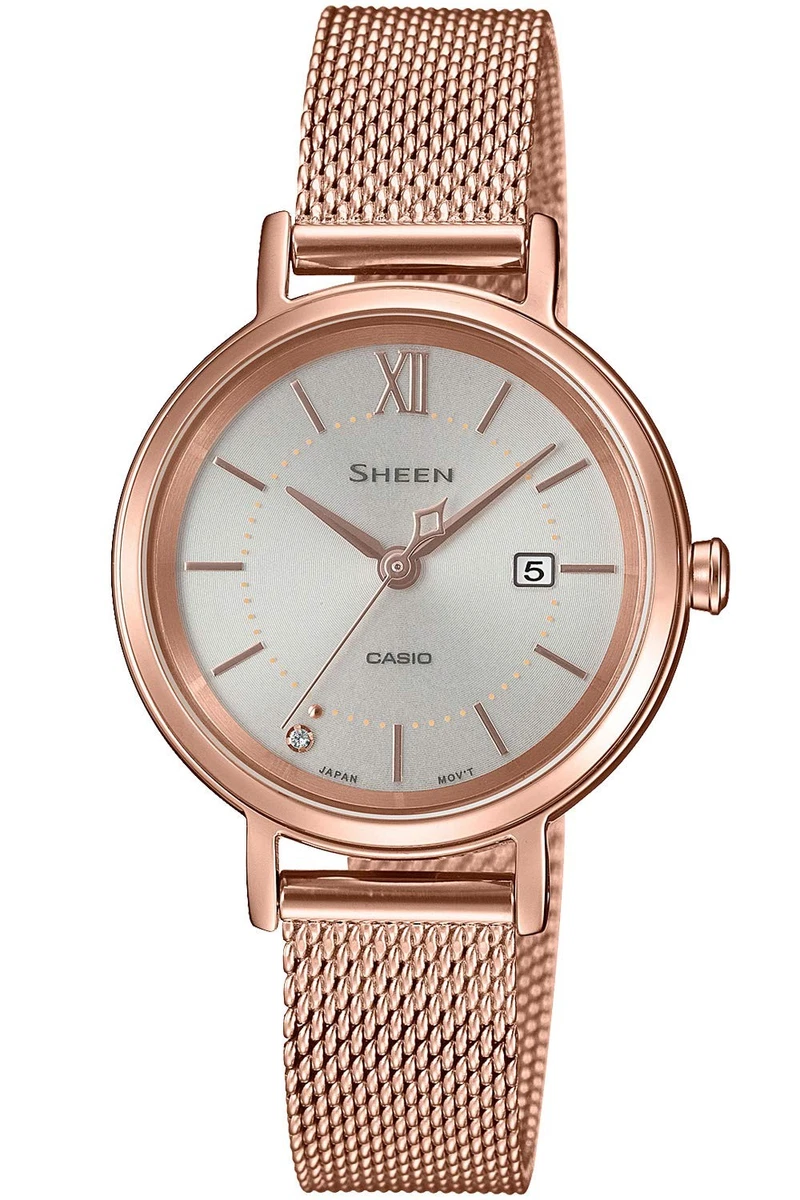Montre Casio Sheen Pour Femme - Résistance 100M - Occasion En Bon État - Élégance Et Fonctionnalité