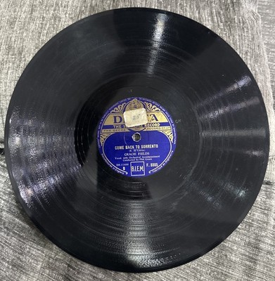 Gracie Fields - Now is the hour/Come back to Sorrento  78 SHELLAC Decca 8805-VG 
