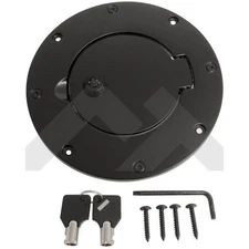 RT26082 RT Off-Road Fuel Door Cover Gas for Jeep Wrangler 1997-2006