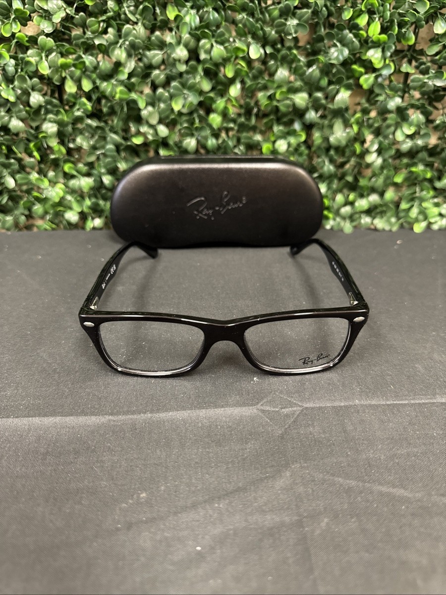 Ray-Ban RB5228 2000 Eyeglasses Shiny Black Highstreet 53-17  display picture 2