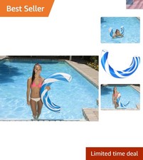 Oversized Inflatable Curved Pool Noodle Float for Relaxation Exercise - 300lbs
