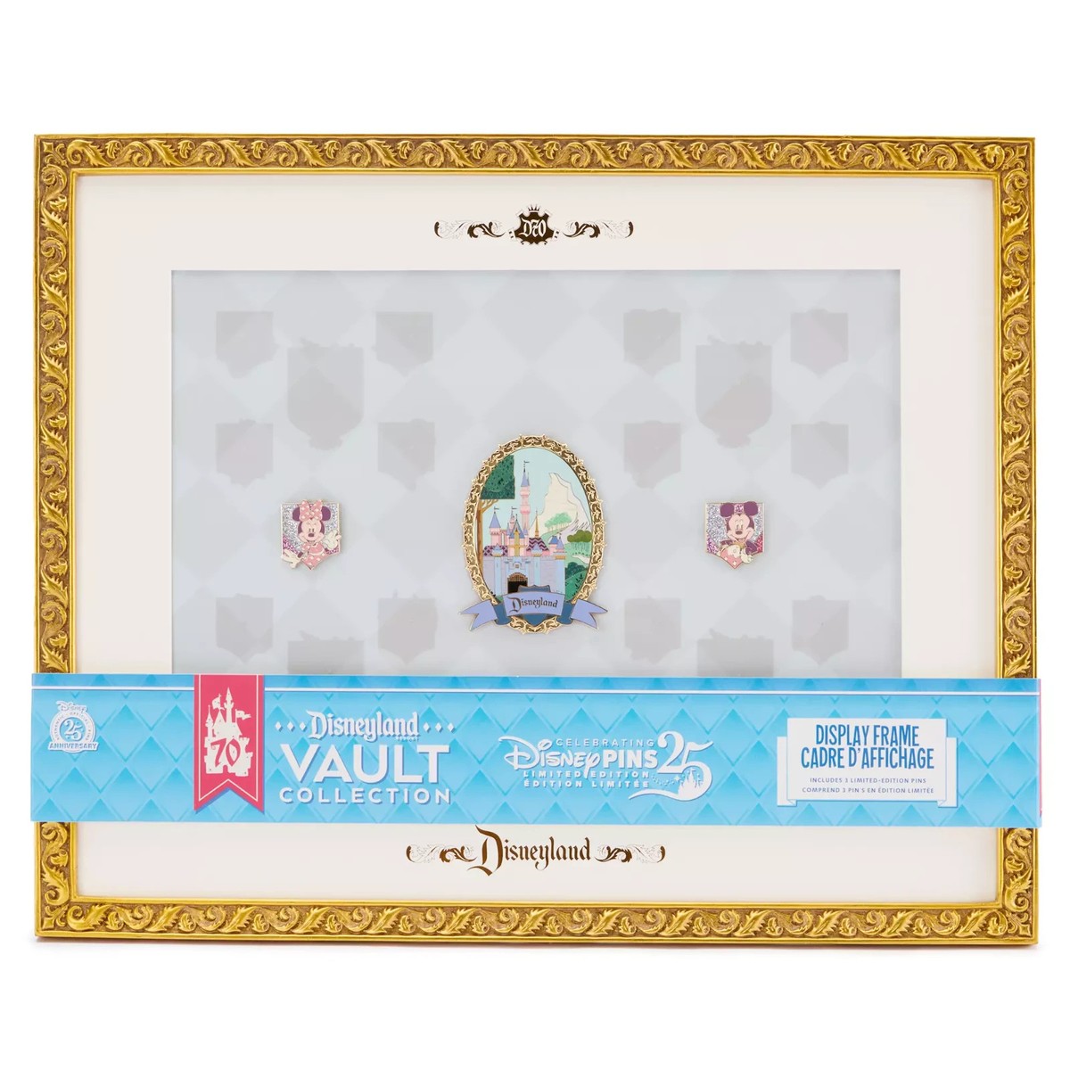 2025 Disneyland 70th Anniversary Vault Collection Pin Display