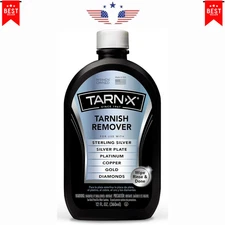 Jewelry Cleaner Tarnish Remover 12 Oz. Tarn-X Silver Gold Copper Clean & Polish.