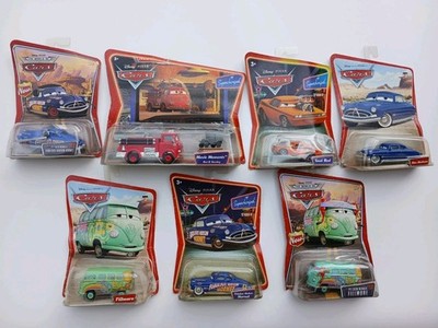 Disney Pixar Cars Mattel Diecast Lot of 7 Sealed Supercharged World of Cars 