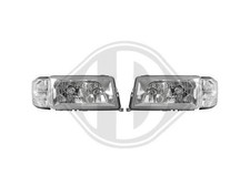 DESIGNSCHEINWERFERSATZ Für Mercedes W201 H4+H3 1982-1993