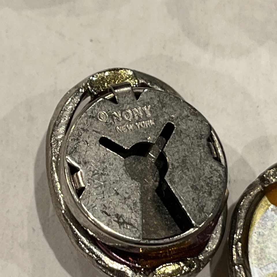 Vintage Button Covers, NONY of New York, Set of 5 - Image 4 of 4