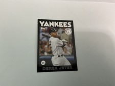 2021 Update Derek Jeter 1986 Topps Baseball 35th Anniversary Black /299 
