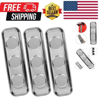 Magnetic Parts Tray 3pc,for Socket Screw Nuts Bolts Metal Parts,Extra Strong ...