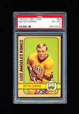 1972 OPC HOCKEY 56 BUTCH GORING PSA 6 EX-MINT L.A. KINGS