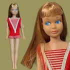 VINTAGE BARBIE FASHION DOLL SKIPPER STRAIGHT LEG JAPAN ~ REDHEAD TITIAN MINTY