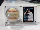 JOE DIMAGGIO Signed Baseball “HOF 55” Inscription American Authentication RN1