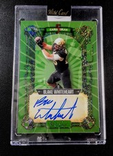 2022 Wild 5 Card Draw Blake Whiteheart Green Rookie Auto RC #1/3. rookie card picture