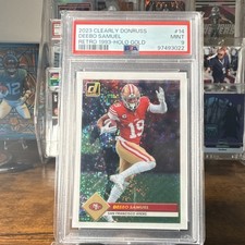 2023 Clearly Donruss Retro 1993 Deebo Samuel #14 Holo Gold /10 PSA 9 49ers