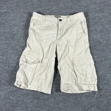 Cherokee Cargo Shorts Boys Size 16 Beige Tan Utility Casual Pockets Cotton 40062