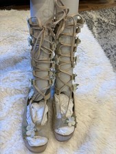 Joyfolie Seraphina Gladiators Sandals Boots Girls Size 11 Beige Let her