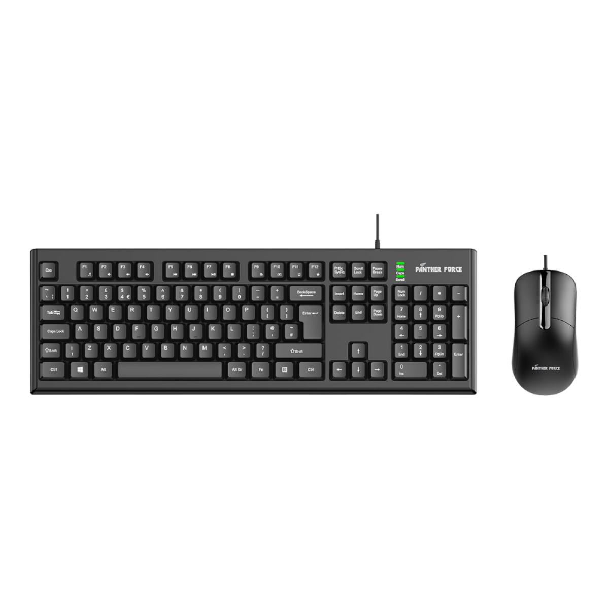 Panther Force Wired Keyboard & Mouse Set Pf289 - Image 2