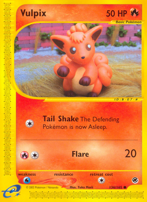 VULPIX POKEMON EXPEDITION BASE SET 136/165 COMMON